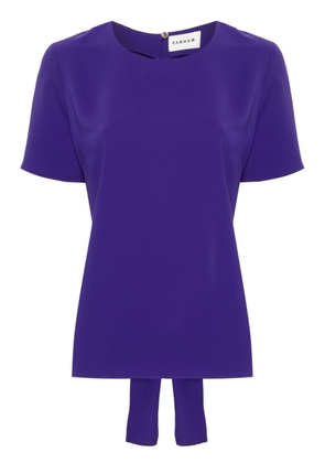 P.A.R.O.S.H. cut-out-detail cady blouse - Purple