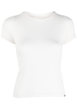 extreme cashmere crew-neck short-sleeve T-shirt - White
