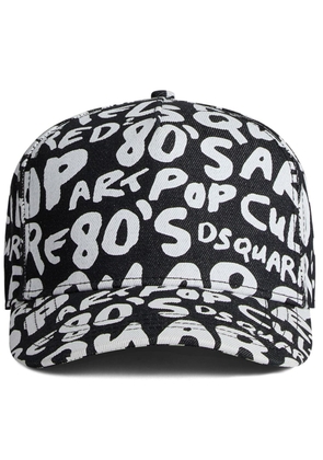 Dsquared2 logo-print baseball cap - Black