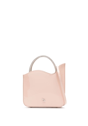 Le Silla Ivy patent-leather shoulder bag - Pink