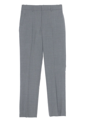Helmut Lang straight-leg tailored wool trousers - Grey