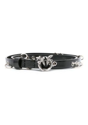 PINKO ring-detailing leather belt - Black