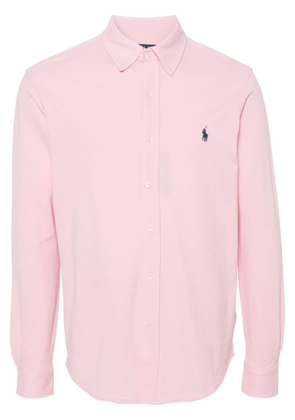 Polo Ralph Lauren Polo-Pony-embroidery cotton shirt - Pink
