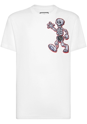 Philipp Plein Skully Gang cotton T-shirt - White