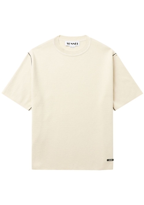 Sunnei short-sleeve cotton T-shirt - Neutrals