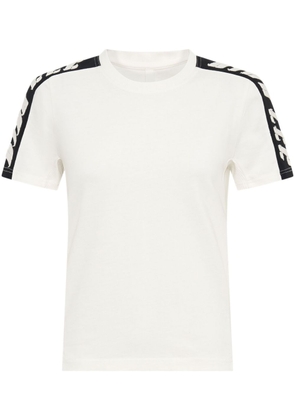 Dion Lee logo-appliqué organic-cotton T-shirt - White