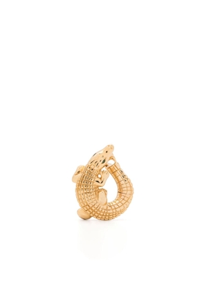 Bibi van der Velden 18kt yellow gold Alligator Twist tsavorite single earring
