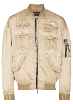 Dsquared2 Cyprus bomber jacket - Neutrals