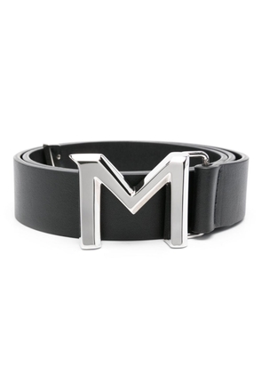 Mugler logo-buckle belt - Black