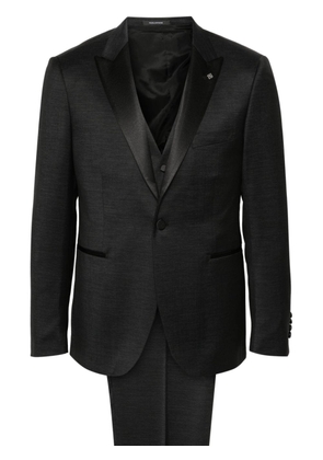 Tagliatore mélange three-piece suit - Grey