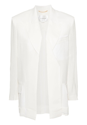 Victoria Beckham folded-detail blazer - White