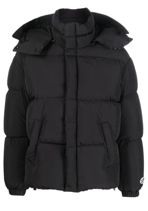 Diesel W-Rolf-Nw hooded padded jacket - Black