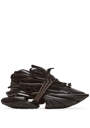 Balmain Unicorn Main Lab leather sneakers - Black