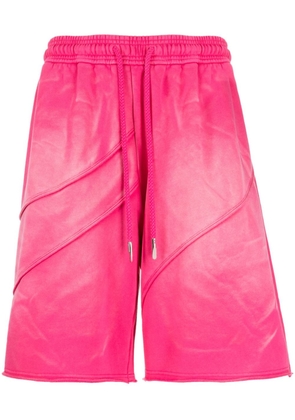 Feng Chen Wang drawstring cotton shorts - Pink
