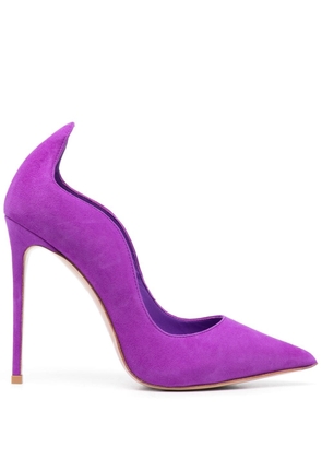 Le Silla Ivy 125mm suede pumps - Purple