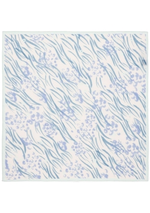 A Kind of Guise watercolour-print cotton scarf - Blue