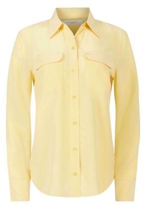 Equipment Signature silk shirt - Yellow