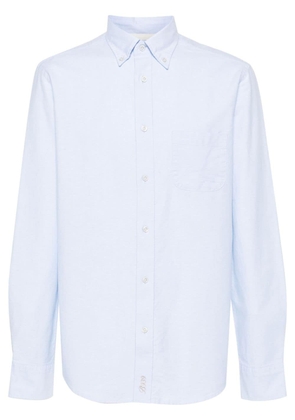 Boggi Milano logo-embroidered Oxford shirt - Blue