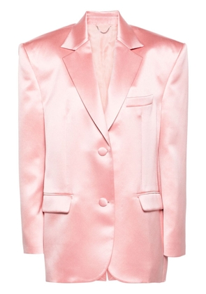 Magda Butrym single-breasted silk blazer - Pink