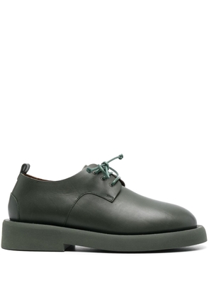 Marsèll round-toe 30mm lace-up leather oxford shoes - Green