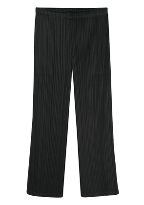 Pleats Please Issey Miyake February straight-leg trousers - Black