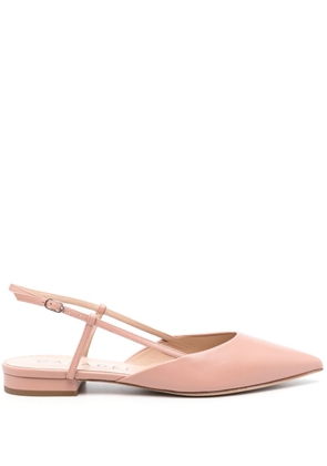 Casadei pointed-toe slingback ballerina - Pink