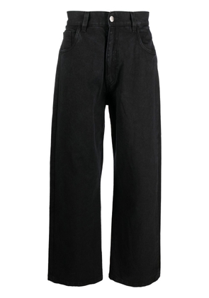Société Anonyme mid-rise straight-leg jeans - Black