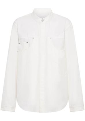 Dion Lee button-up denim shirt - White