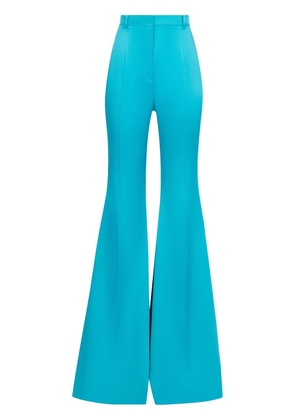 Nina Ricci high-waisted flared trousers - Blue