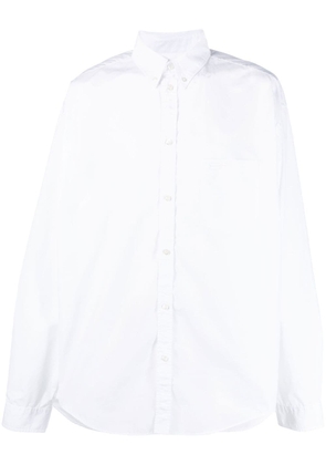 Balenciaga long-sleeve button-down shirt - White