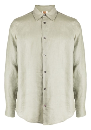 CHÉ button-up linen shirt - Green