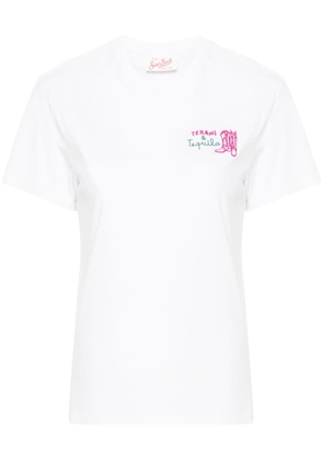 MC2 Saint Barth Emilie logo-embroidered T-shirt - White