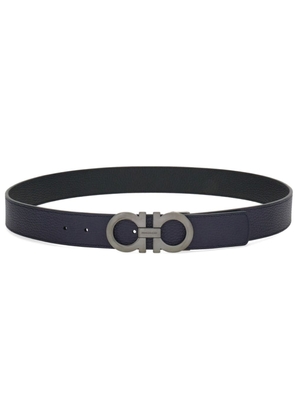 Ferragamo reversible Gancini leather belt - Blue