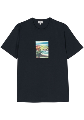 Woolrich graphic-print cotton T-shirt - Blue