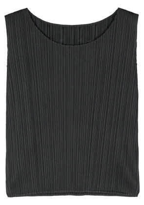 Pleats Please Issey Miyake Monthly Colors: March tank top - Black