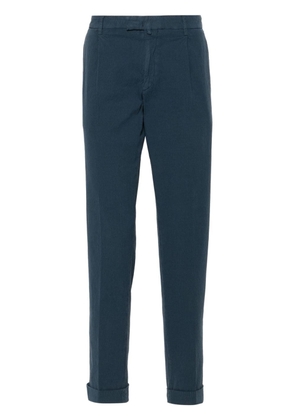 Briglia 1949 tapered seersucker trousers - Blue