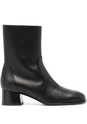 Stuart Weitzman Nola leather ankle boots - Black