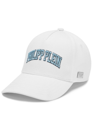 Philipp Plein logo-embroidered baseball cap - White