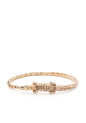 Bibi van der Velden 18kt yellow gold Alligator Wrap tsavorite bracelet