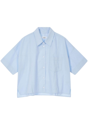 STUDIO TOMBOY short-sleeved cotton shirt - Blue