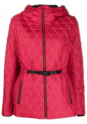 Rossignol hooded quilted jacket - Red