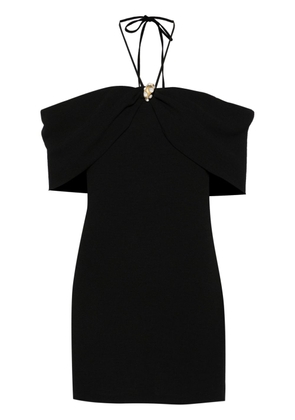 Blumarine off-shoulder crepe minidress - Black