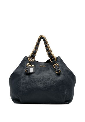 Prada Pre-Owned 2010-2023 Cervo Lux Chain tote bag - Blue