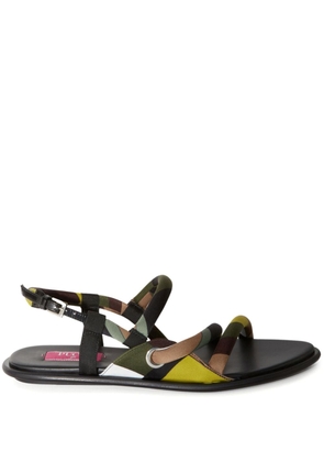 PUCCI Lee leather sandals - Green