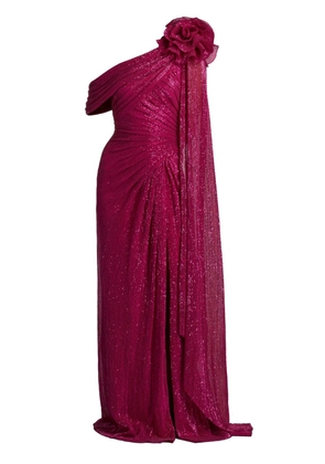 Tadashi Shoji Aveta sequinned gown - Pink