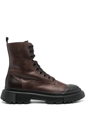 Hogan lace-up ankle boots - Brown
