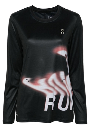 On Running Pace logo-print T-shirt - Black