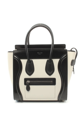 Céline Pre-Owned 2010s Micro Luggage handbag - White
