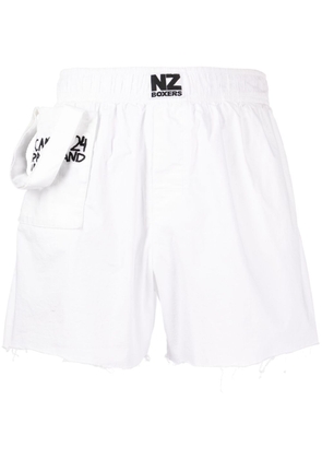 Natasha Zinko Convertible Tote Camping shorts - White
