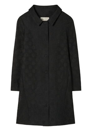 Tory Burch cotton and linen Daisy coat - Black